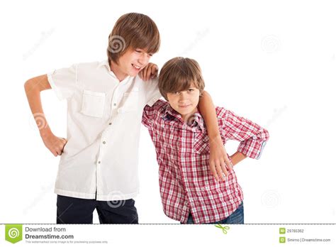 Two Boys Two Friends Stock Photography Image 29765362