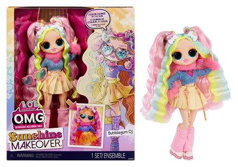 Lol Surprise Omg Sunshine Color Change Bubblegum Dj Fashion Doll With