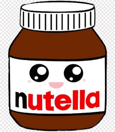Desenho Nutella Kawaii Tumblr Adesivos De Comida Alimentos Outros