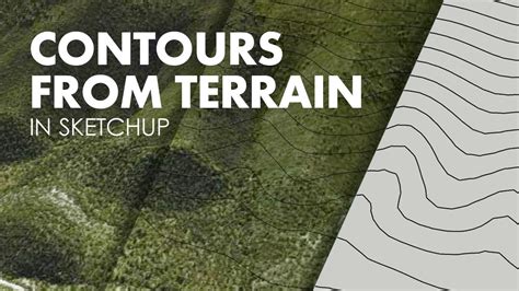 How To Generate A Contour Map With Sketchup YouTube