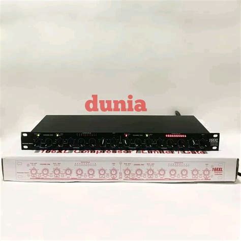 1 unit equalizer 1 unit cable ac, buku manual. compressor dbx 166 xl dunia sound audio di Lapak DUNIA ...