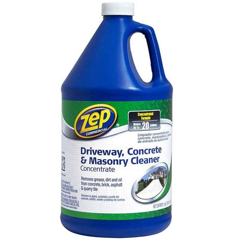 Zep Commercial Driveway Concrete And Masonry Cleaner Concentrate 1 Gal