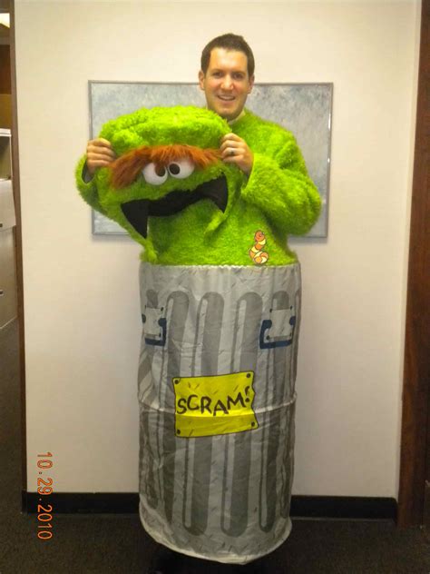 Oscar The Grouch Office Halloween Costume Southland Data Processing