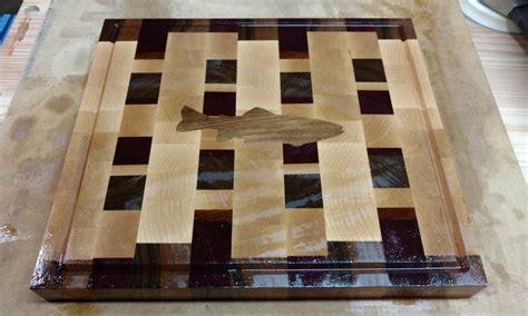 From level 1 to 15, the player should cut regular trees. Inventables | Trout inlay end grain cutting board