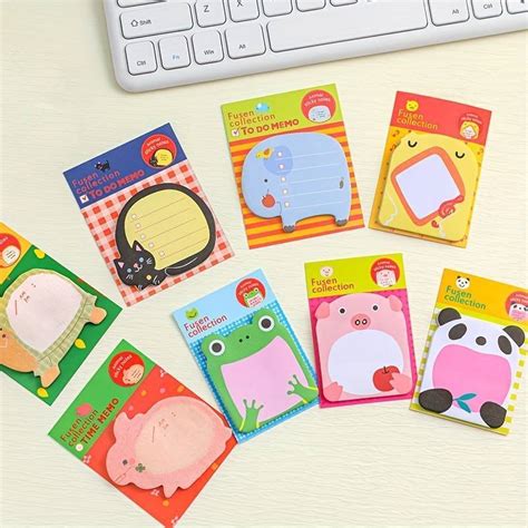 Animal Novelty Post It Note Memo Pads Sticky Pad Revision Stocking