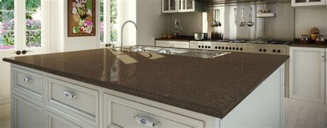 Neutrals and simple classic colours are a great way to update wood cabinets. Caesarstone Wild Rice 4360 with ogee edge, large island ...