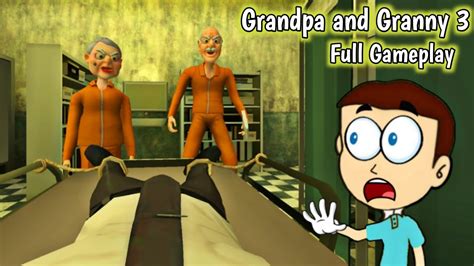 Grandpa And Granny Elevator Escape Android Game Shiva And Kanzo