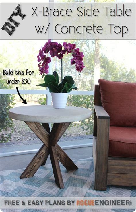 40 Awesome Diy Side Table Ideas For Outdoors And Indoors Hative