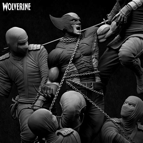 Wolverine Vs Ninjas On Behance