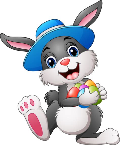 Hase mit blauem Hut_01 | Easter bunny pictures, Easter pictures, Happy easter pictures