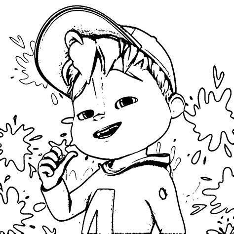 alvinnn and the chipmunks coloring pages - Clip Art Library