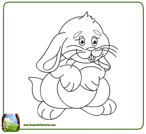 99 Dibujos De Conejos ® Tiernos Conejitos Para Colorear Para Niños