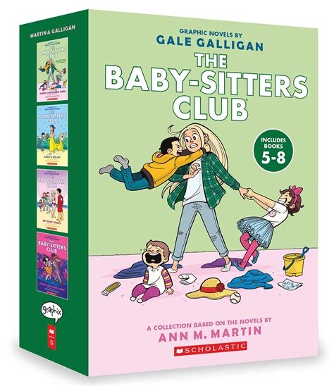 The Baby-Sitters Club Graphic Novels 5-8 Boxed Set by Ann M. Martin