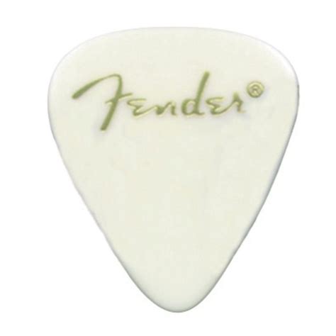 Fender Plektrum Picks 351 White Thin 12er Set Classic Celluloid