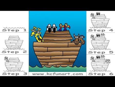Start by drawing the cabin as a fat rectangle. 83-How To Draw A Cartoon Noah's Ark - YouTube | Drawings ...