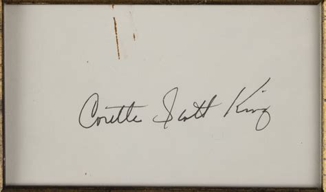 Coretta Scott King Signatures Autographs And Manuscripts
