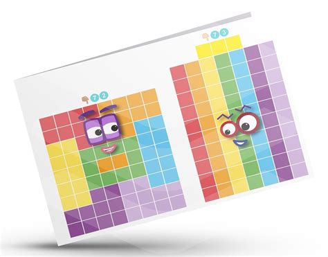 Numberblocks Face Stickers 70 79 Instant Download Pdf Png Etsy Canada