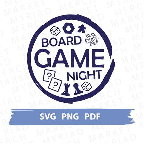 Board Game Svg Png Pdf Board Game Night Board Game Shirt Etsy