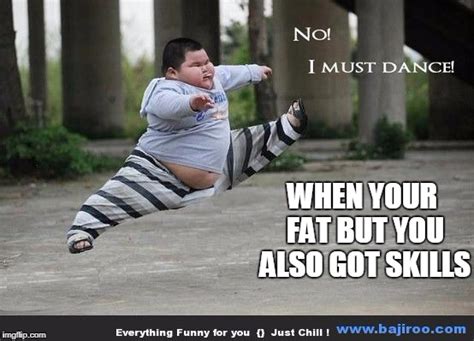 Fat Asian Kid Dancing 