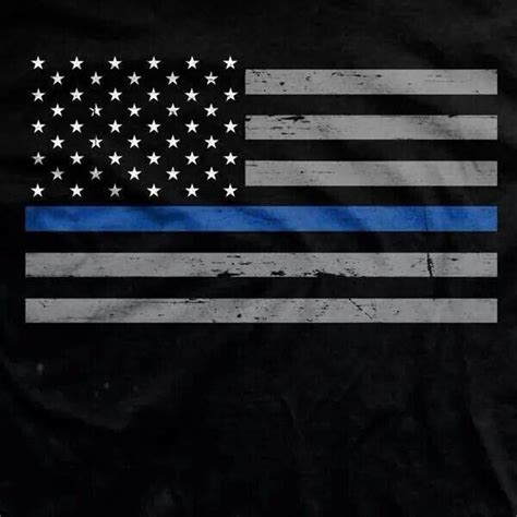 Thin Blue Line Flag Wallpaper 34 Images On