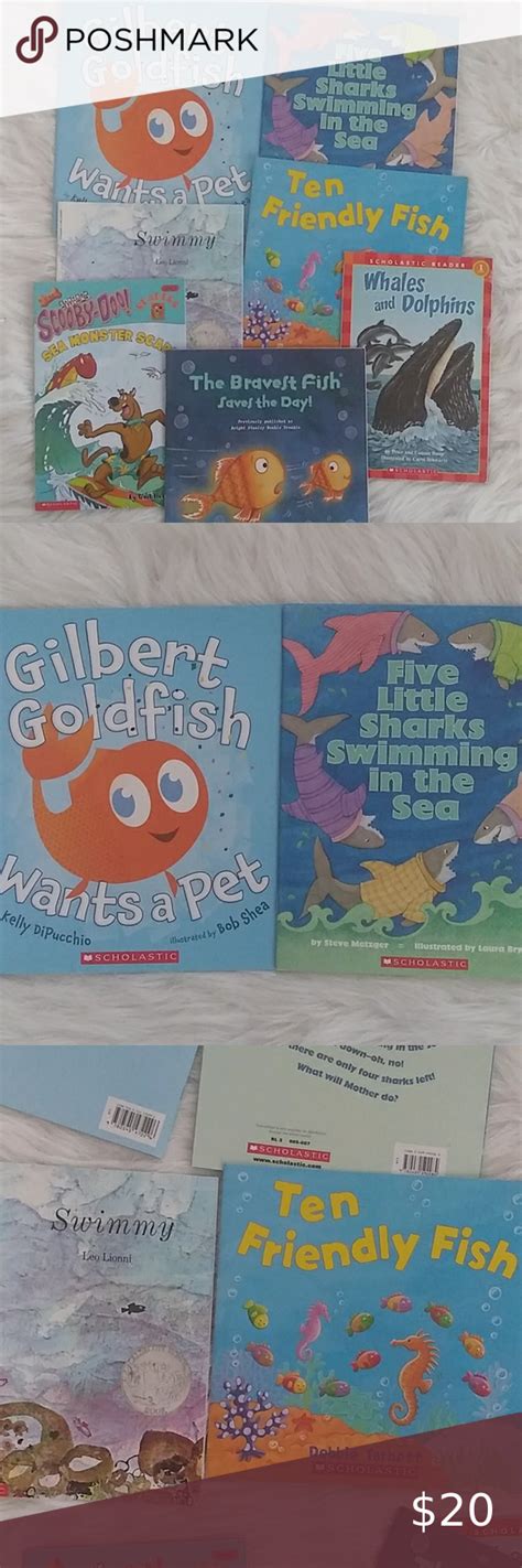 7 Scholastic Childrens Book Lot Childrens Books Kids Library