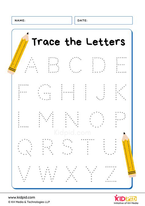 Tracing Letter Writing Foundational Worksheet Kidpid