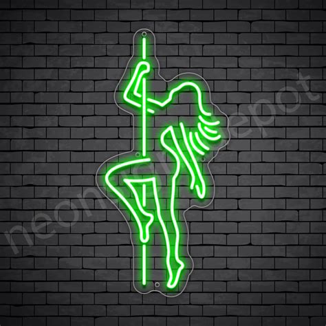 Sexy Pole Dancer V2 Neon Sign Neon Signs Depot