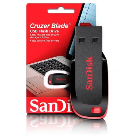 Sandisk Cruzer Blade Usb Flash Drive 16gb فلاشة 16 جيجا لوجو