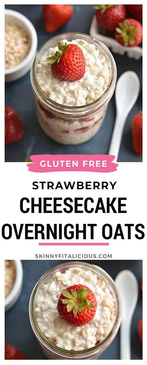 Picture courtesy of minimalist baker. Strawberry Cheesecake Overnight Oats, an easy high protein ...
