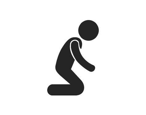 Person Kneeling Drawing Person kneeling drawing sketch coloring page