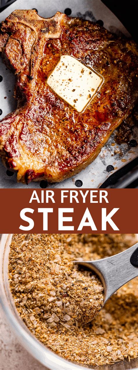 My new big hit is an air fryer steak. Easy Air Fryer Steak Recipe | How to Cook Sirloin Steak in ...