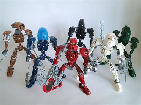 Lego Bionicle Toa Metru 6 Figure Complete Set Free Movie Hobbies