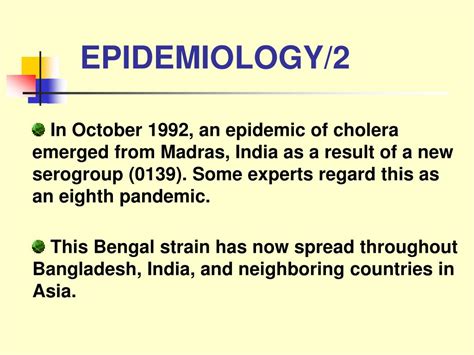 Ppt Epidemiology Of Cholera Powerpoint Presentation Free Download