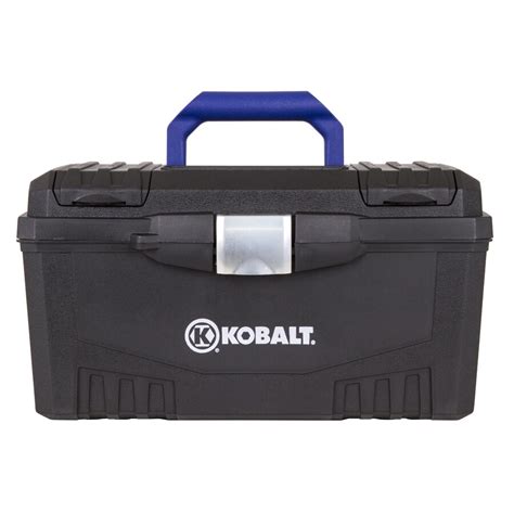 Kobalt 17 In Black Plastic Lockable Tool Box At