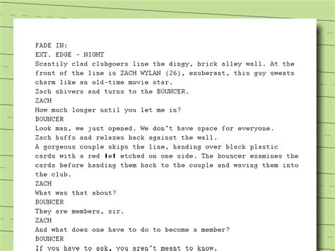 Eli Why Are Movie Scripts Formatted Like They Are Is It Because Of Tradition Or Efficiency