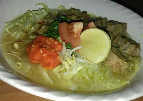 Resep soto dengan kepala sapi tentunya sangat menggoda selera, apalagi untuk anda pecinta daging sapi. Resep Soto sapi kuah bening oleh Ismi Nida NR - Cookpad