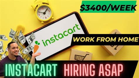 YOU NEED THIS $3,400 WEEK! INSTACART IS HIRING NOW HIGH-PAYING WORK