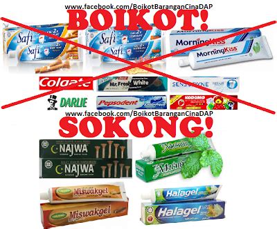 54 items found for halagel in toothpaste. BLOG Boikot Barangan Cina Dap: UBAT GIGI MANA KITA PUNYA?