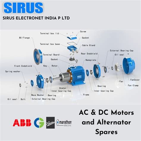 Eco Friendly Three Phase Electrical Ac And Dc Motors And Alternator
