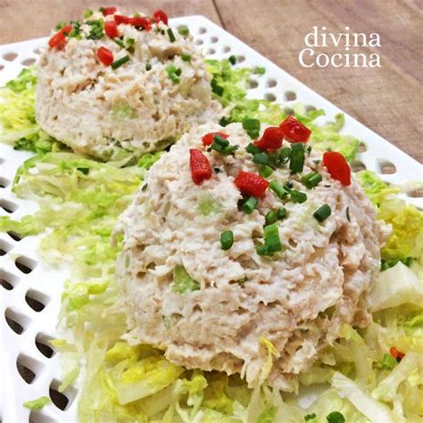 Y son muy fáciles de hacer. Receta de ensaladilla de pollo a la americana - Divina Cocina