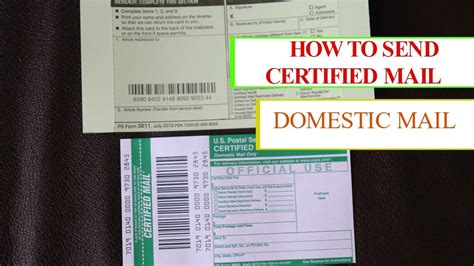 Individuals are now accustomed to using the. HOW TO SEND & LABEL CERTIFIED LETTER DOMESTIC MAIL - YouTube