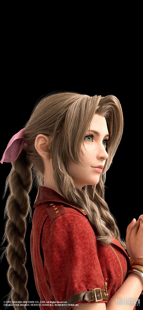 Final Fantasy Vii Remake Aerith Wallpaper Cat With Monocle
