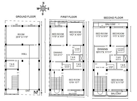 North Facing House Plan According To Vastu Cad Drawing Cadbull