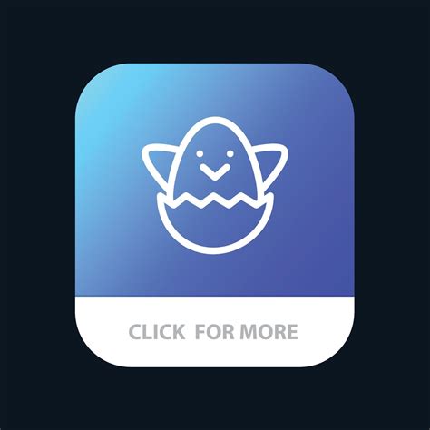 Easter Egg Spring Mobile App Button Android And Ios Line Version