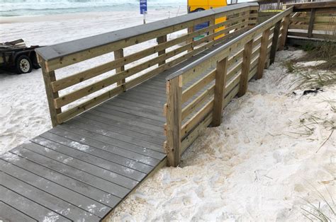 Destin Beach Access Has Citys First Ada Compliant Wheelchair