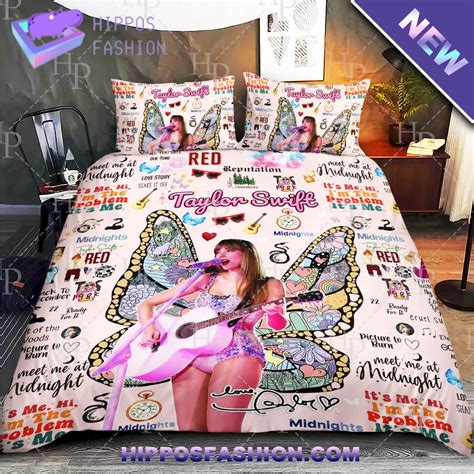 Taylor Swift The Eras Tour Bedding Set Hipposfashion