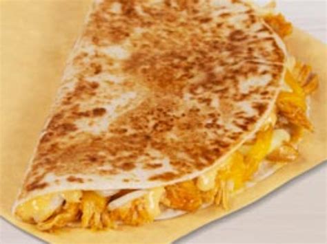 There are 510 calories in 1 quesadilla (6.4 oz) of taco bell quesadilla, with fire grilled chicken. Shredded Chicken Mini Quesadilla Nutrition Facts - Eat ...