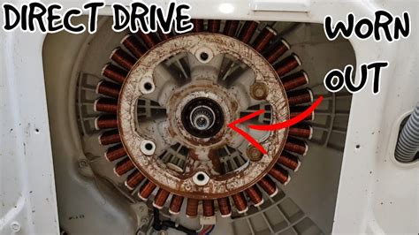 how to remove washing machine direct drive motor youtube