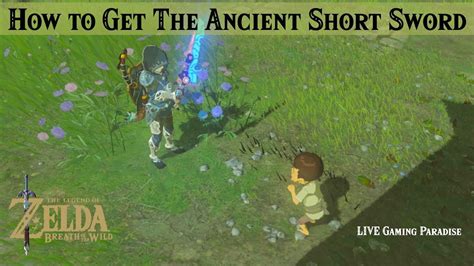 Breath Of The Wild How To Get The Ancient Short Sword Guide Youtube