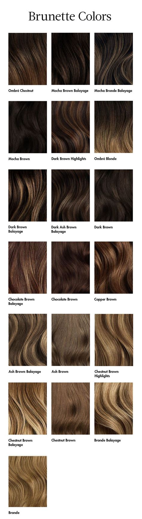 How Do I Choose The Right Color Of Brown Extensions Hair Color Guide